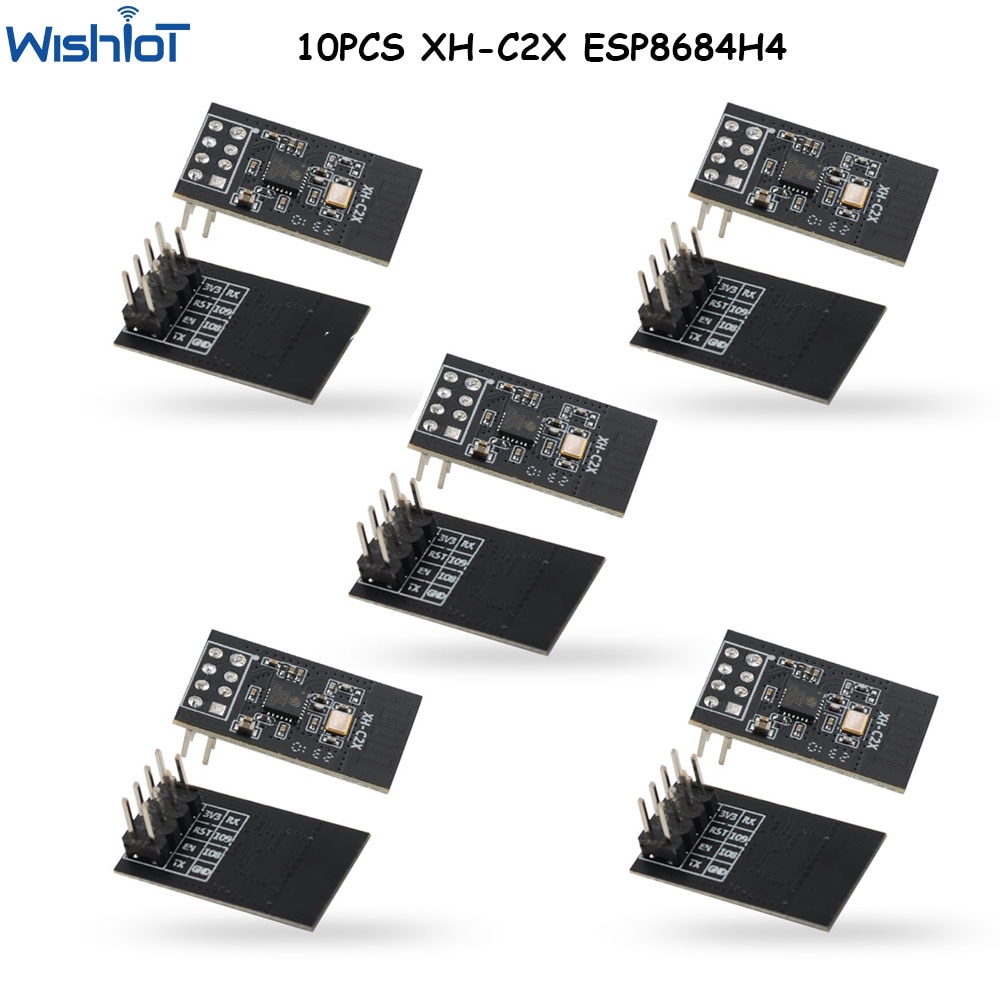 XH-C2X   , 32 Ʈ RISC-V ̱ ھ μ, 4MB ÷ DC 3.0-3.6V, ESP8266 ESP-01S ü, ESP8684H4, 10 